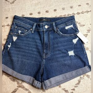 New Mavi shorts size 27, distressed, high waisted
